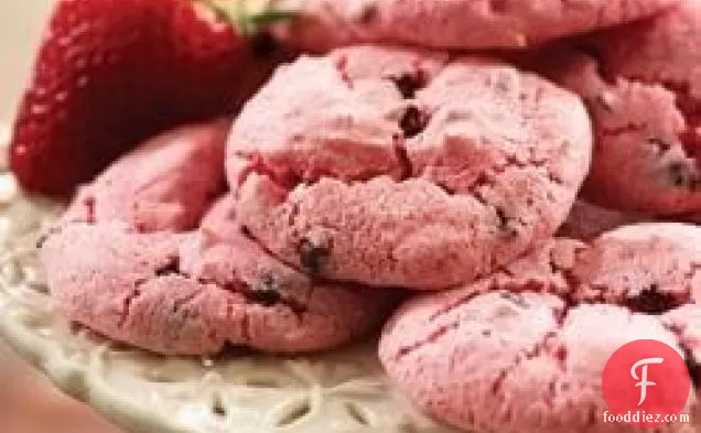 Strawberry Angel Cookies