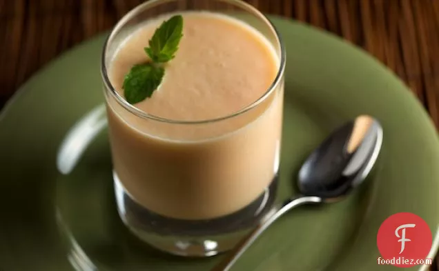 Chilled Ginger Cantaloupe Soup