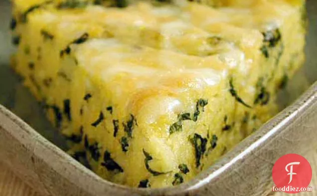 Polenta with Fontina and Spinach
