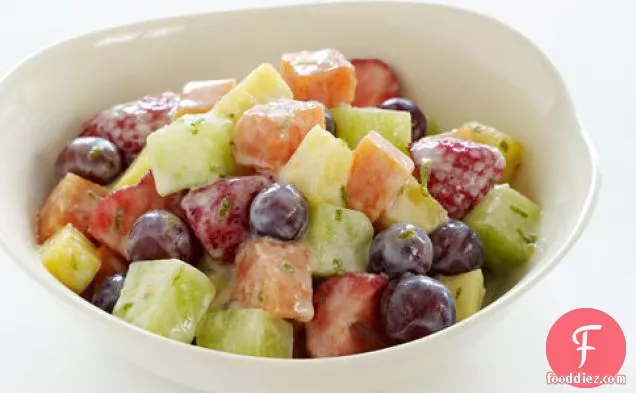 Fruit Salad With Honey-lime Dressing