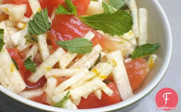 Healthy & Delicious: Jicama and Watermelon Salad