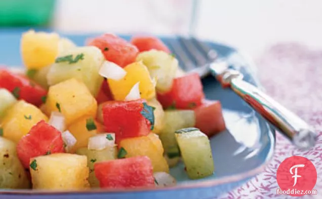 Picante Three-Melon Salad