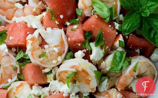 Shrimp And Watermelon Salad