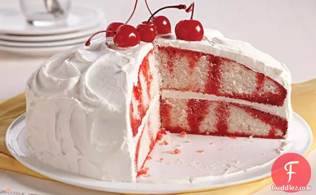 Cherry-Vanilla Poke Cake