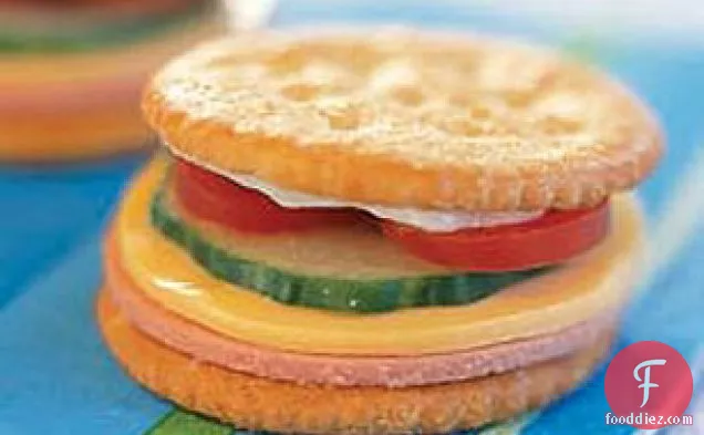 Mini Cracker Sandwiches