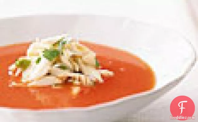 Thai-Spiced Watermelon Soup with Crabmeat