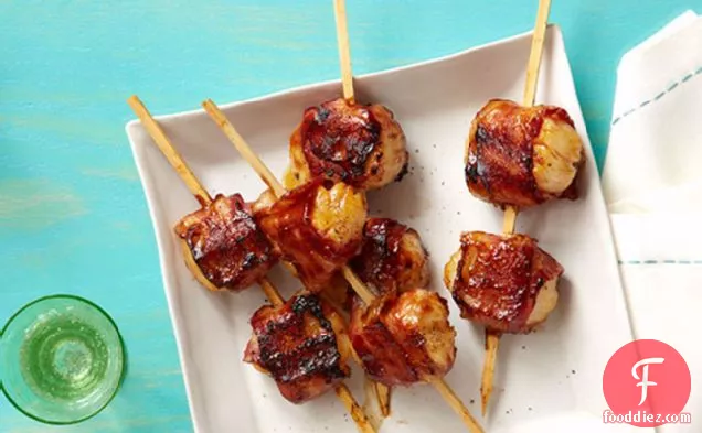BBQ Bacon-Wrapped Scallops