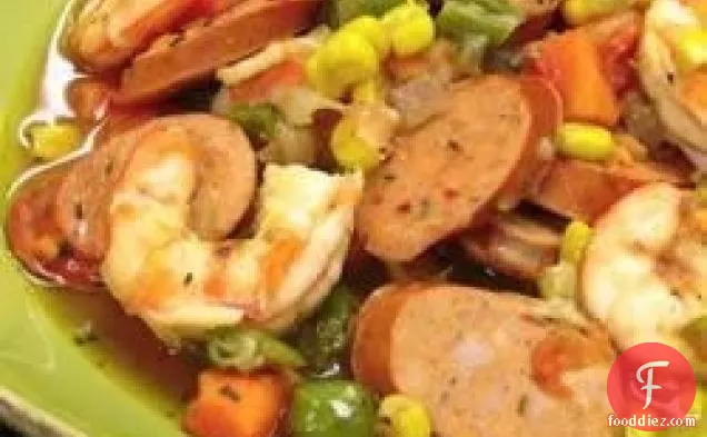 New Orleans Stew with Smoked Andouille Chicken Sausage