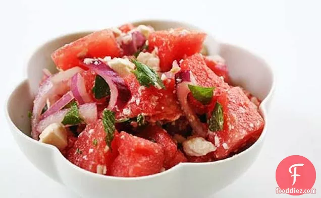 Watermelon Salad With Feta Or Cotija