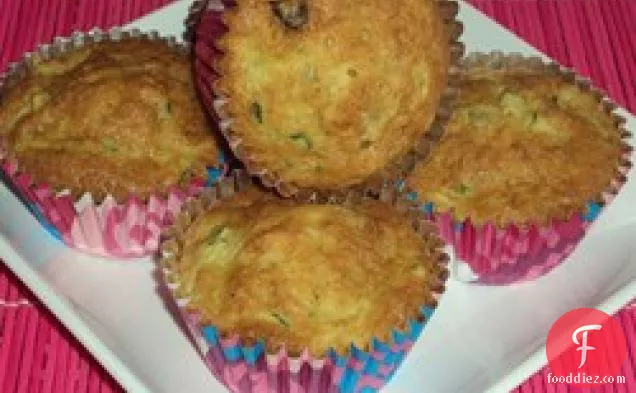 Zucchini Raisin Muffins