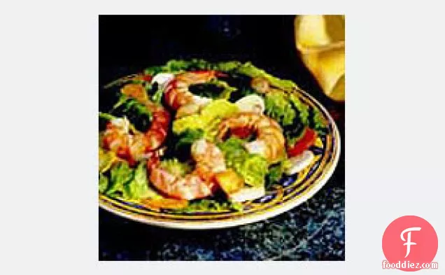 Honey Dijon Salad with Shrimp