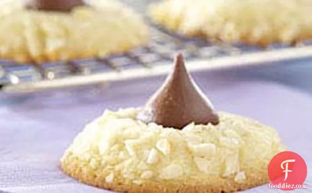 Almond Chocolate Kiss Cookies