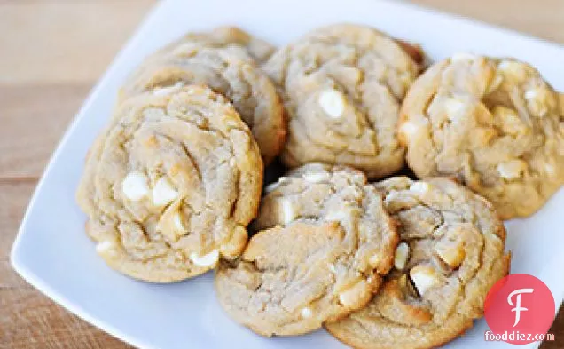 White Chocolate and Macadamia Nut Cookies