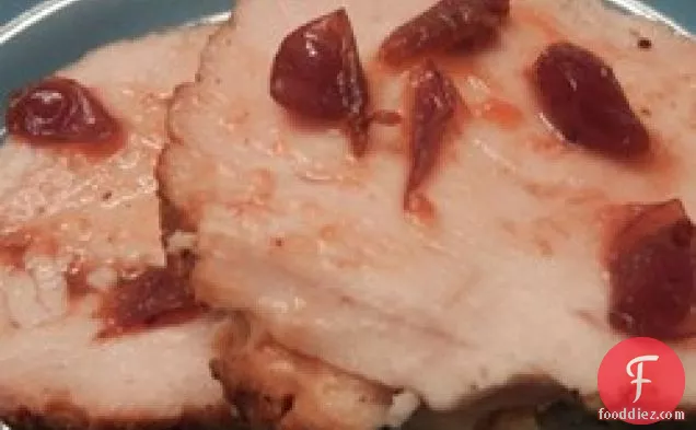 धीमी कुकर क्रैनबेरी टर्की स्तन