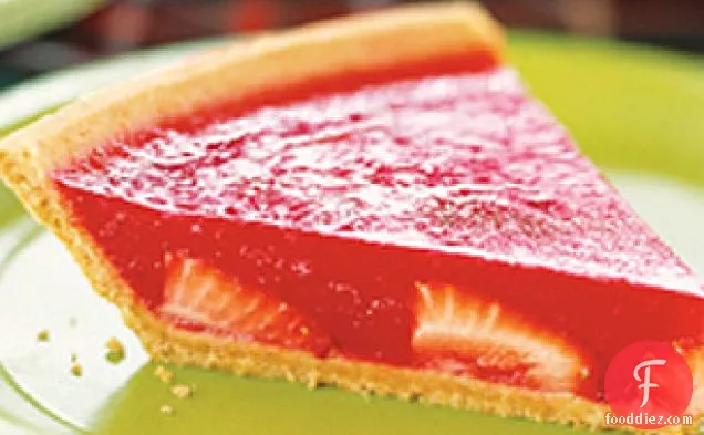 Strawberry JELL-O Pie