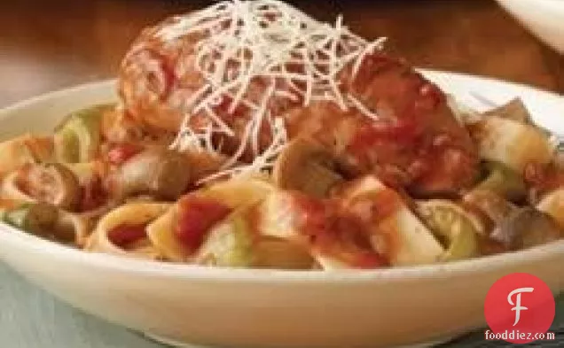 Savory Slow-Cooked Chicken Cacciatore