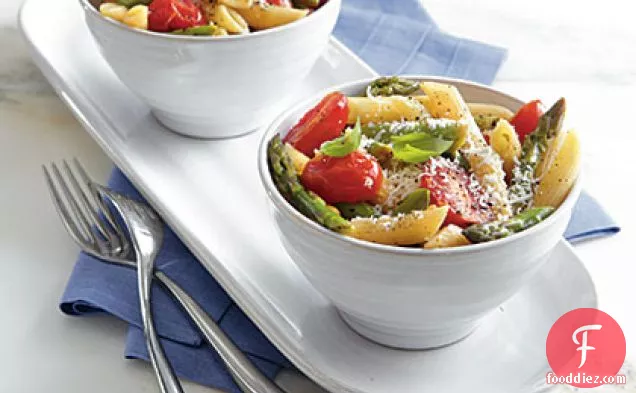 Spring Pasta with Asparagus and Grape Tomatoes