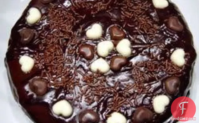 Buttermilk Chocolate Cake with Fudge Icing