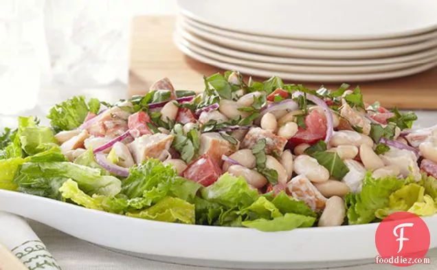 White Bean & Roasted Chicken Salad