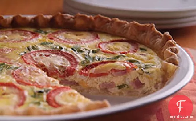 Canadian Bacon Quiche