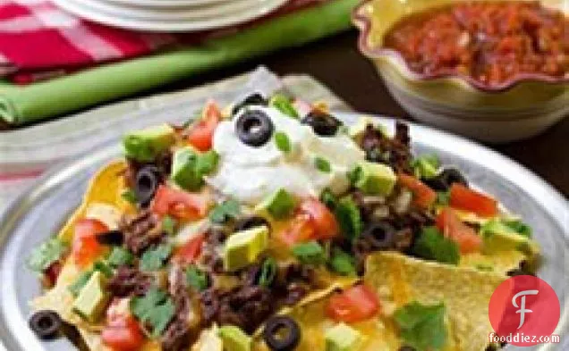 Sweet and Spicy Beef Nachos