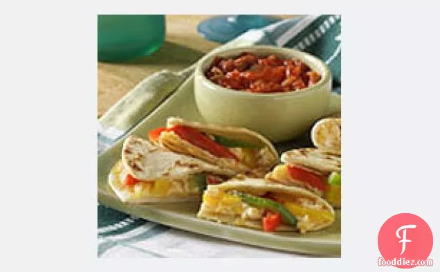 Three Pepper Quesadillas