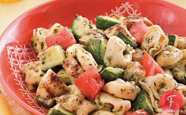 Grilled Chicken-and-Veggie Tortellini