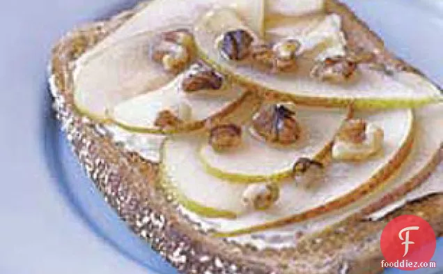 Nutty Pear Toast