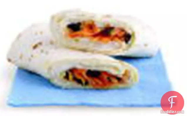 Carrot & Raisin Salad Roll-Up