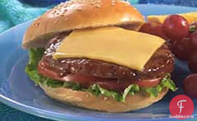 BBQ Turkey Cheeseburger