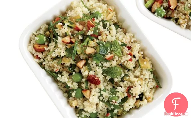 Couscous Salad with Zucchini and Roasted Almonds