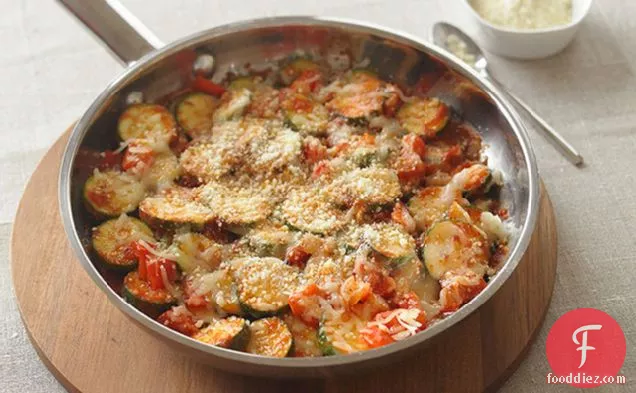 Skillet Parmesan Zucchini