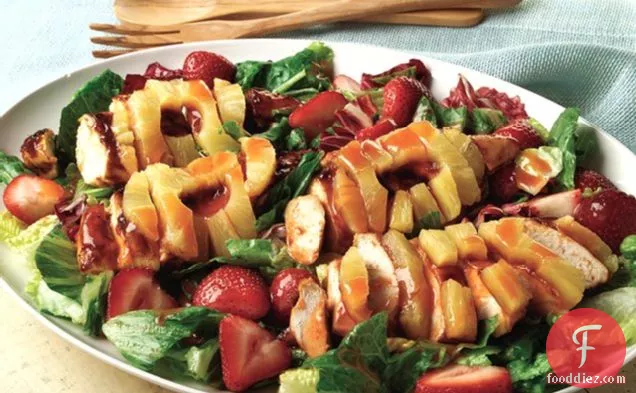 BBQ Chicken and Fruit Salad