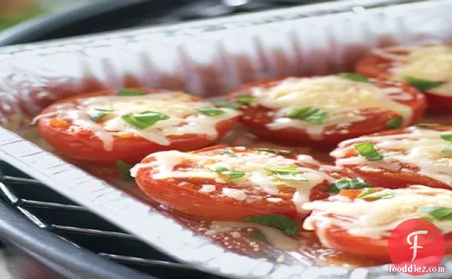 Cheese-Topped Grilled Tomatoes