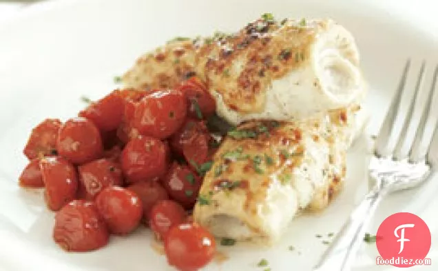 Broiled Flounder With Parmesan “caesar” Glaze