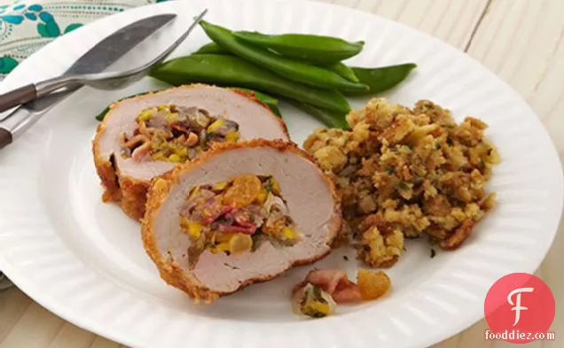 ताजा आम-भरवां पोर्क टेंडरलॉइन