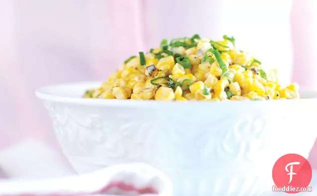 Grilled Corn with Spicy Lime Mayo