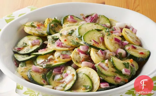 Marinated Zucchini & Parsley Salad