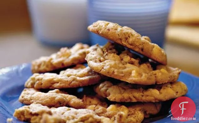 White Chocolate Chip-Oatmeal Cookies