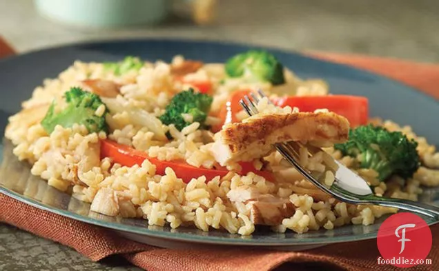 20-Minute Chicken & Rice Stir-Fry Dinner