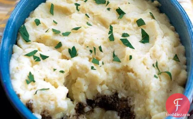Layered Mashed Potatoes with Duxelles