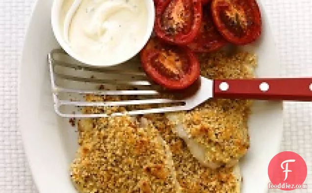 Baked Flounder With Roasted Tomatoes