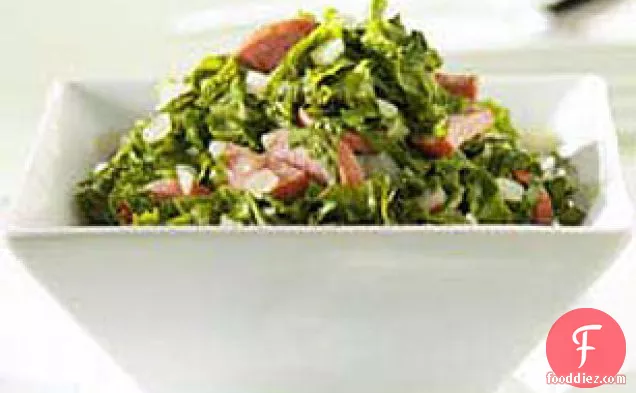 Mixed Greens with Turkey Sausage