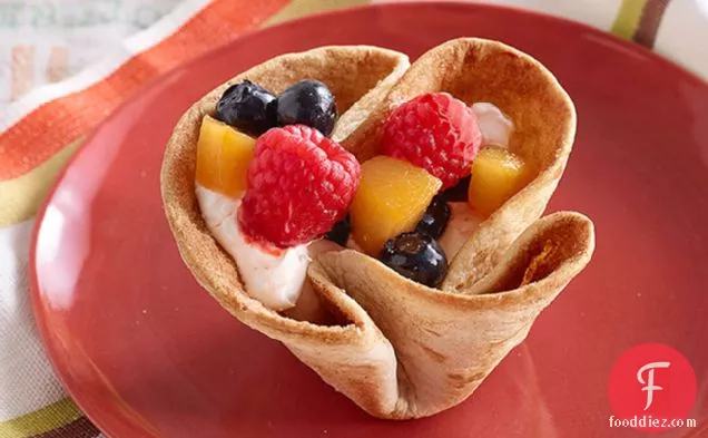 Tortilla-Fruit Cups