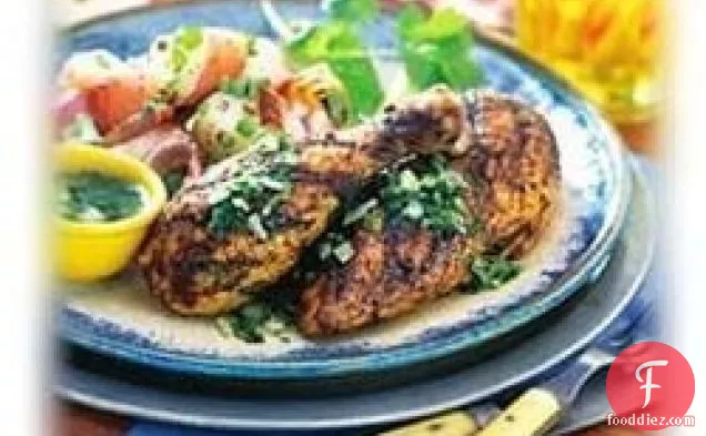 Southwestern Grilled Chicken with Lime Butter