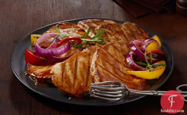 Tangy Grilled Pork Steaks