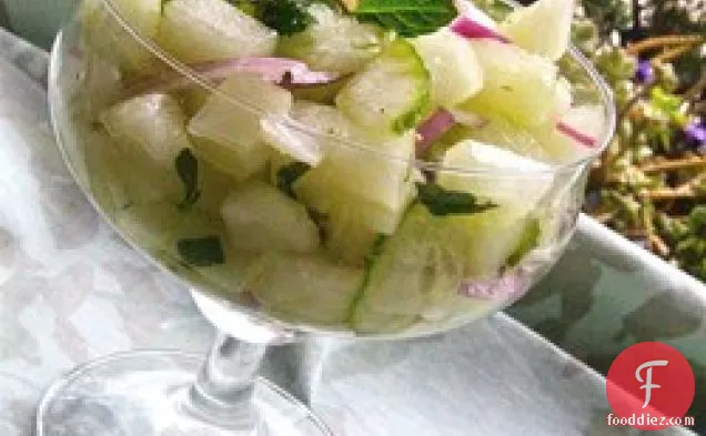 Cucumber Honeydew Salad