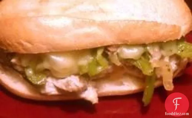 जेरेमी के फिली स्टेक और पनीर सैंडविच