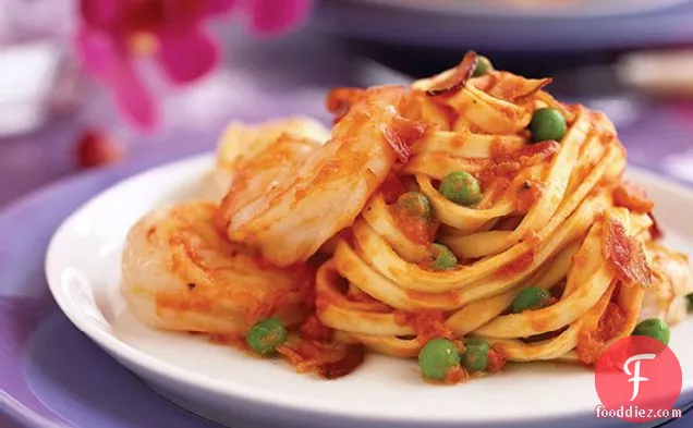 Quick Shrimp & Linguini