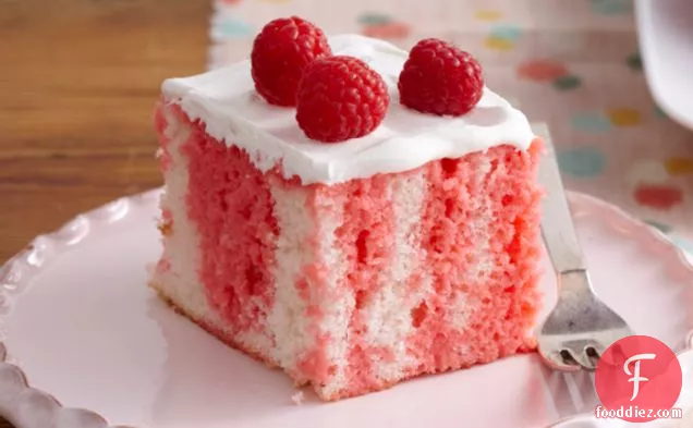 Raspberry-Tres Leches Cake